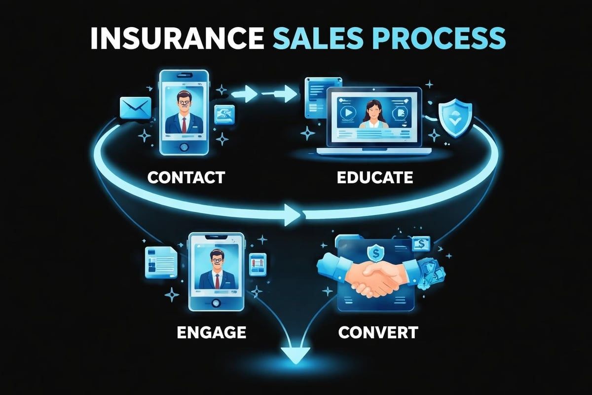 Insurance advisor video communication workflow