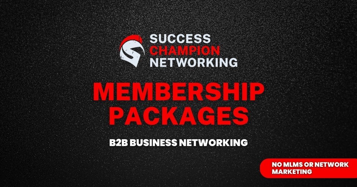 Membership Packages | Success Champion Networking