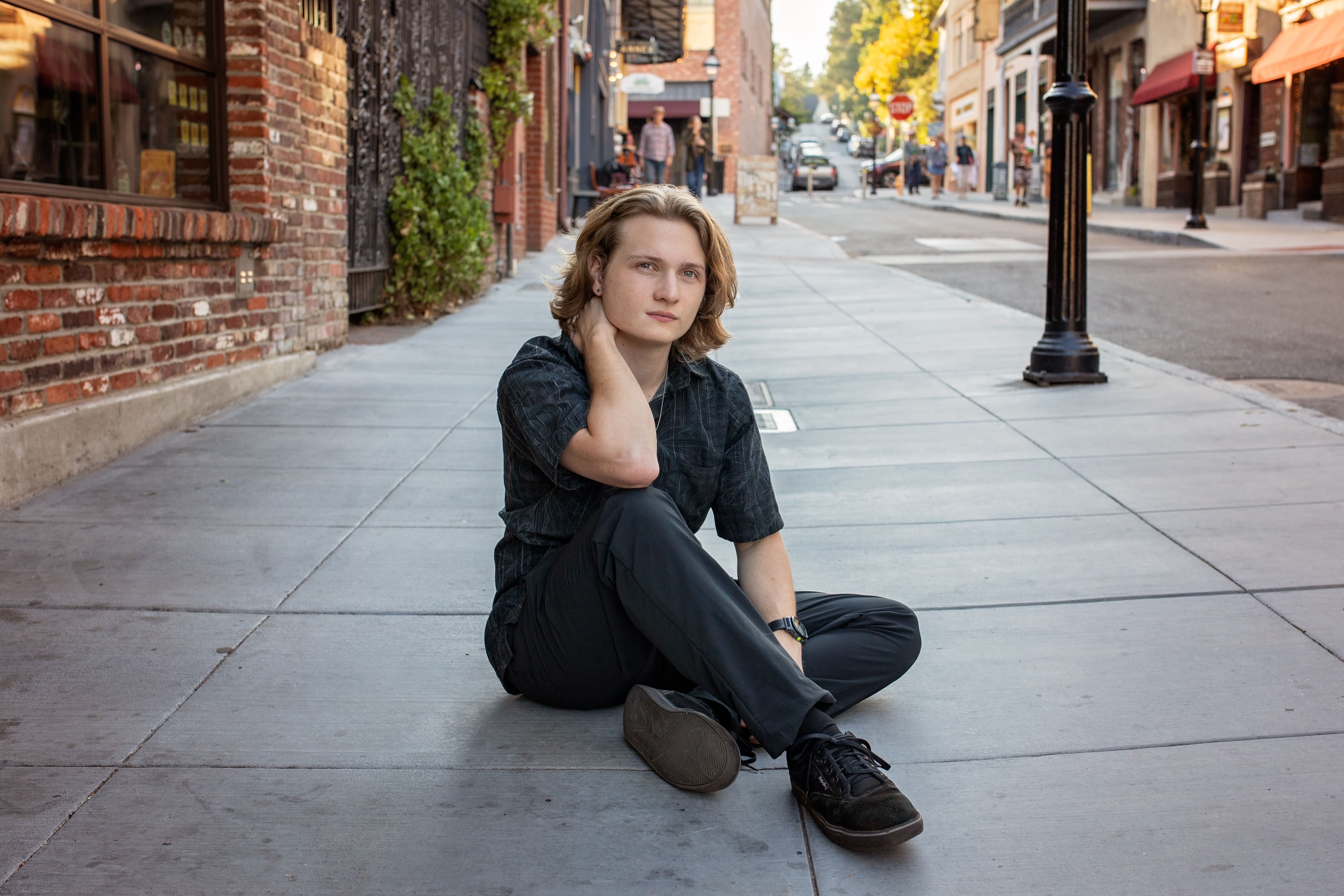 Portrait canvas display on the wall
