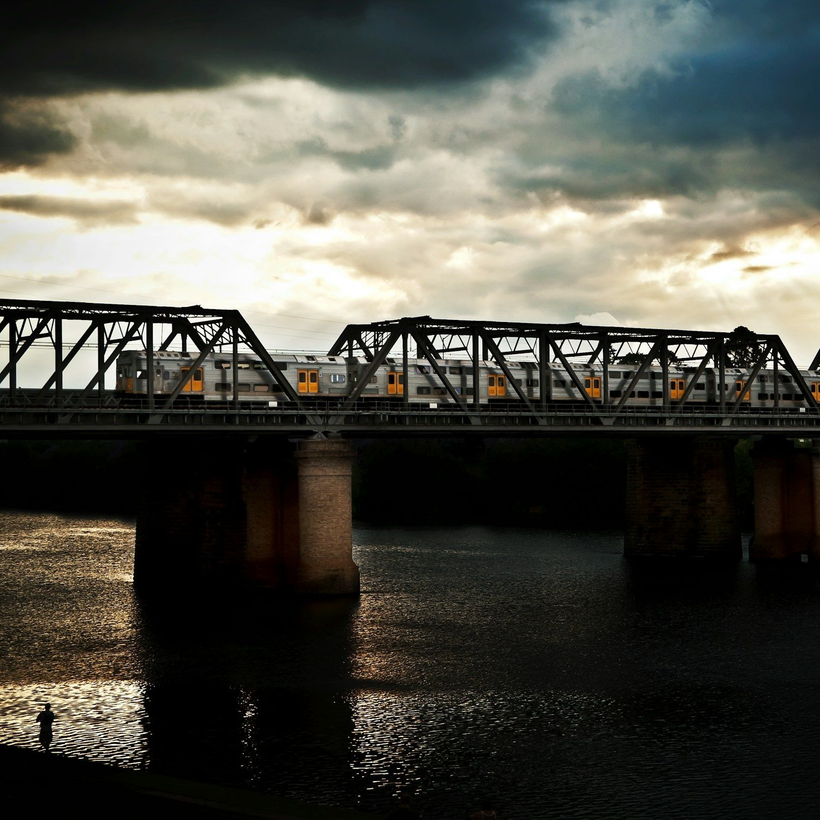  A wooden bridge towards the beach