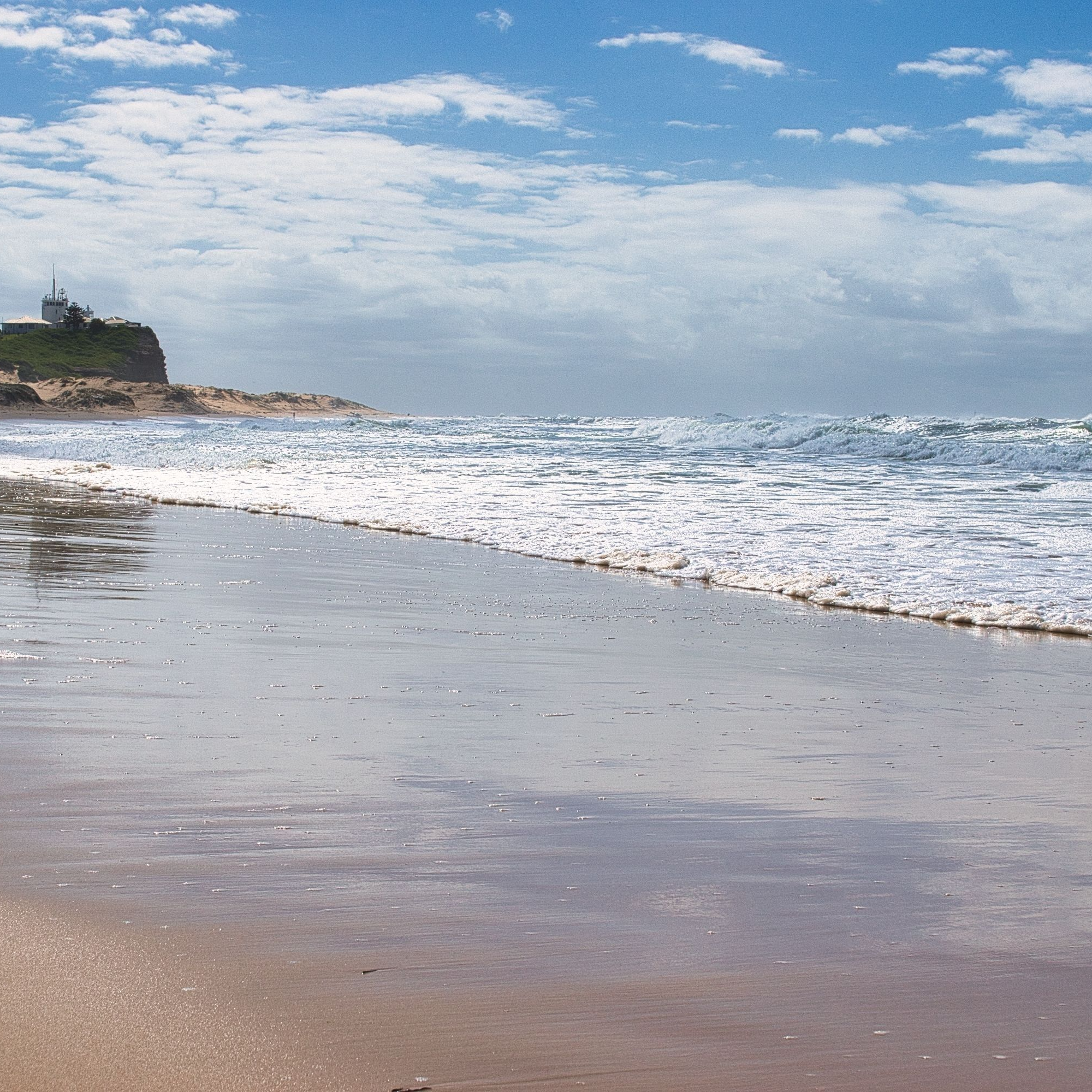  A wooden bridge towards the beach