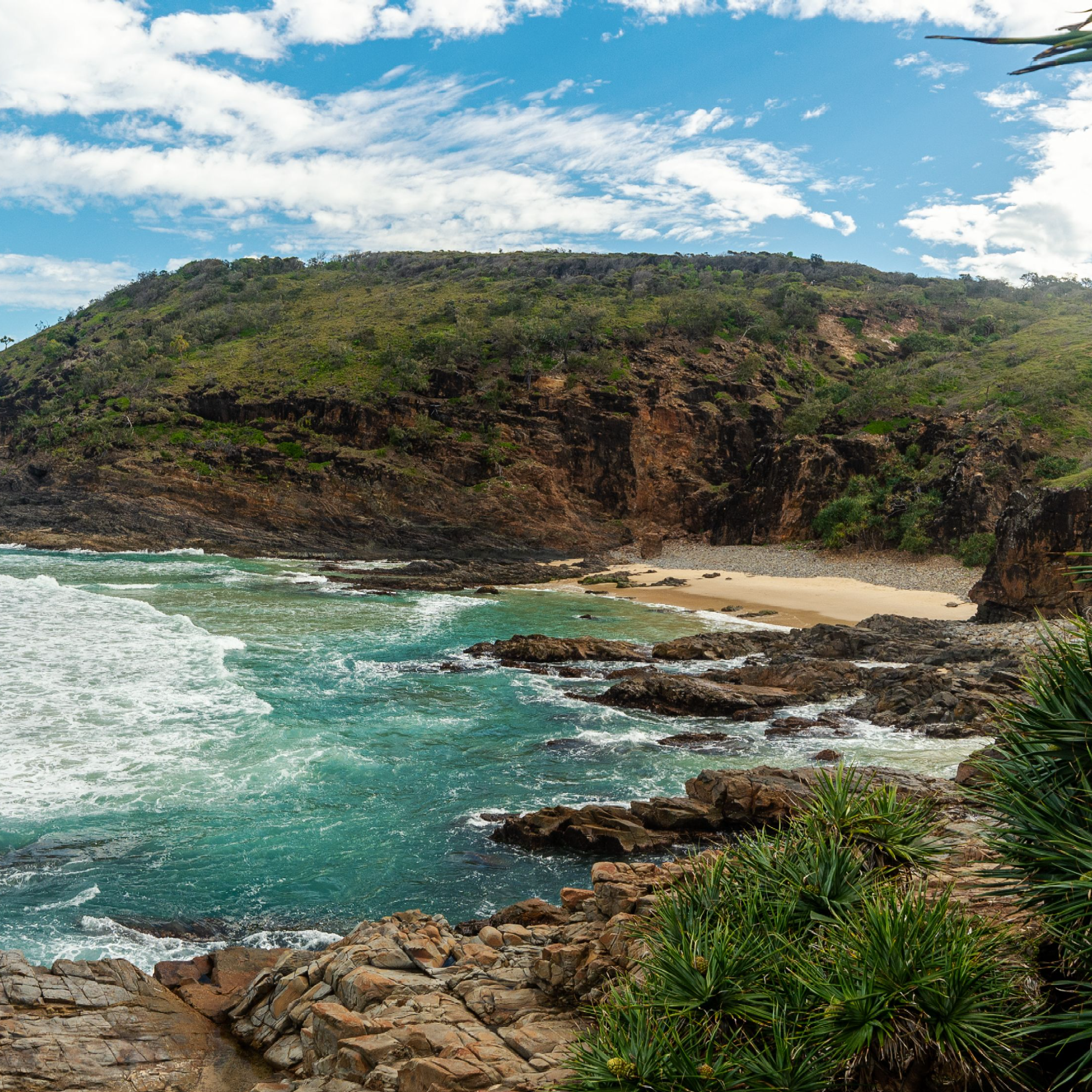  A wooden bridge towards the beach