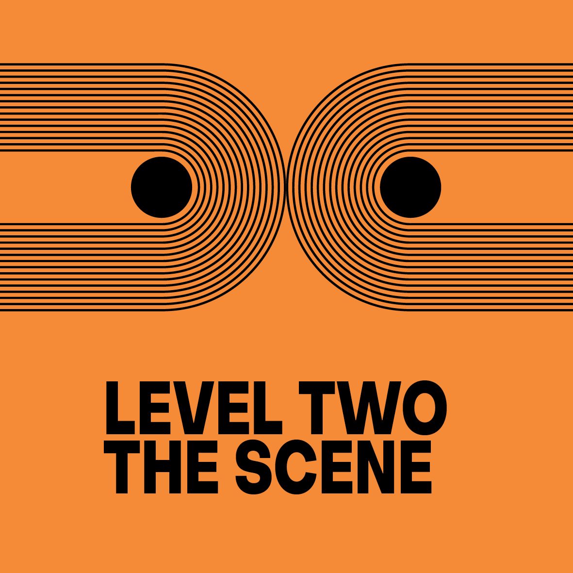 Bright coloured background with clouds and the sun, with text thats says Darlo Drama The Next Big Thing