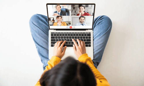 Member of Mental Health Connector Provider Community on a networking call