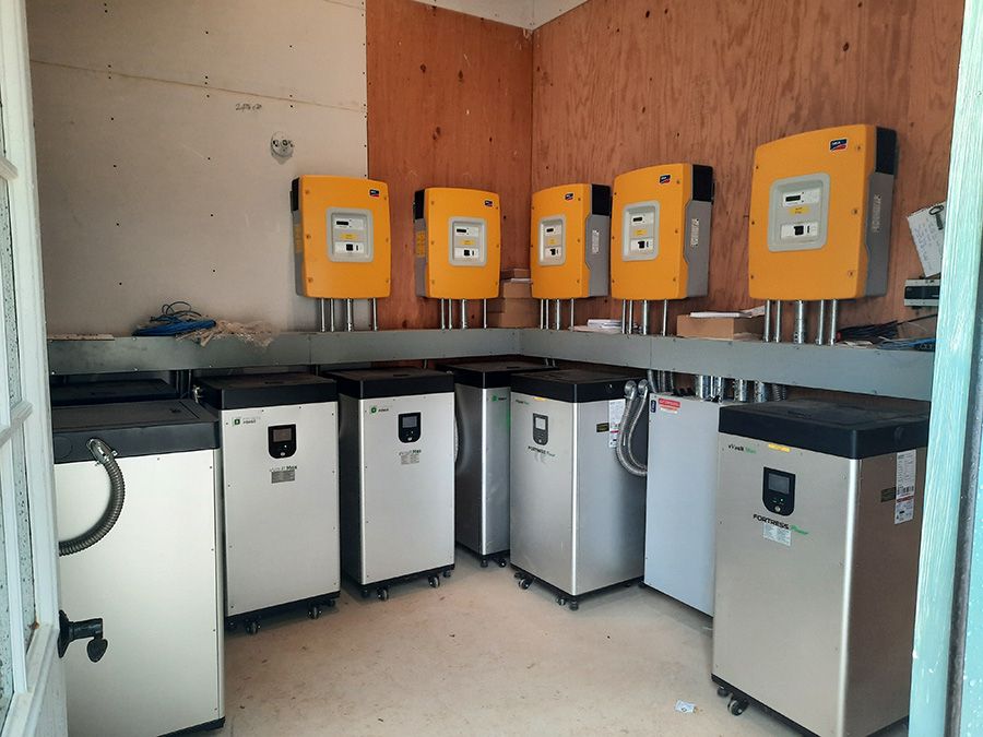 Battery and Inverter Installation Example