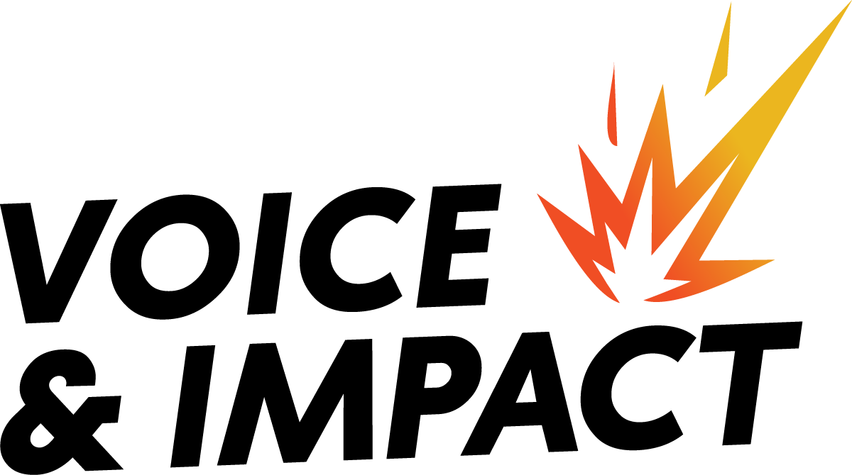 Voice & Impact logo, the growth consulting and marketing partner supporting Environmental Advantage.