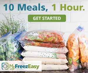 my freezeasy meals 10 meals 1 hour.