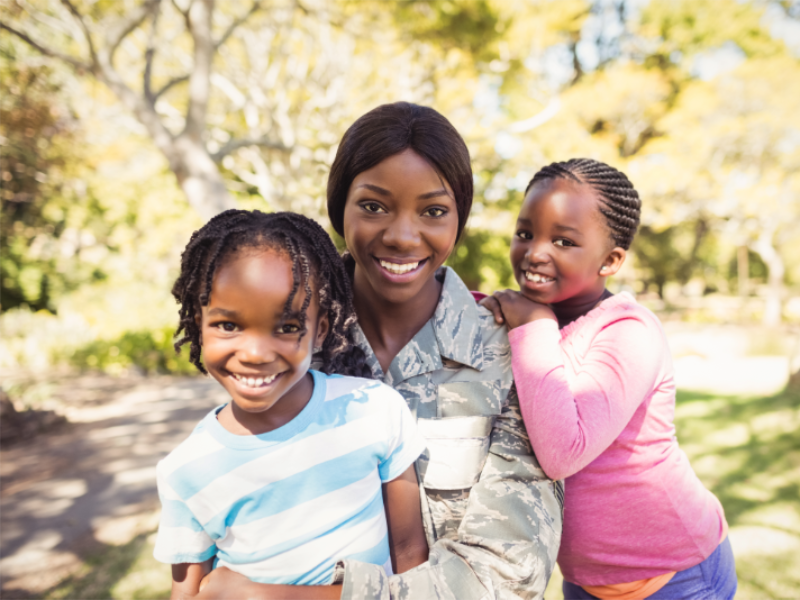 Susan with children Mike and Sara