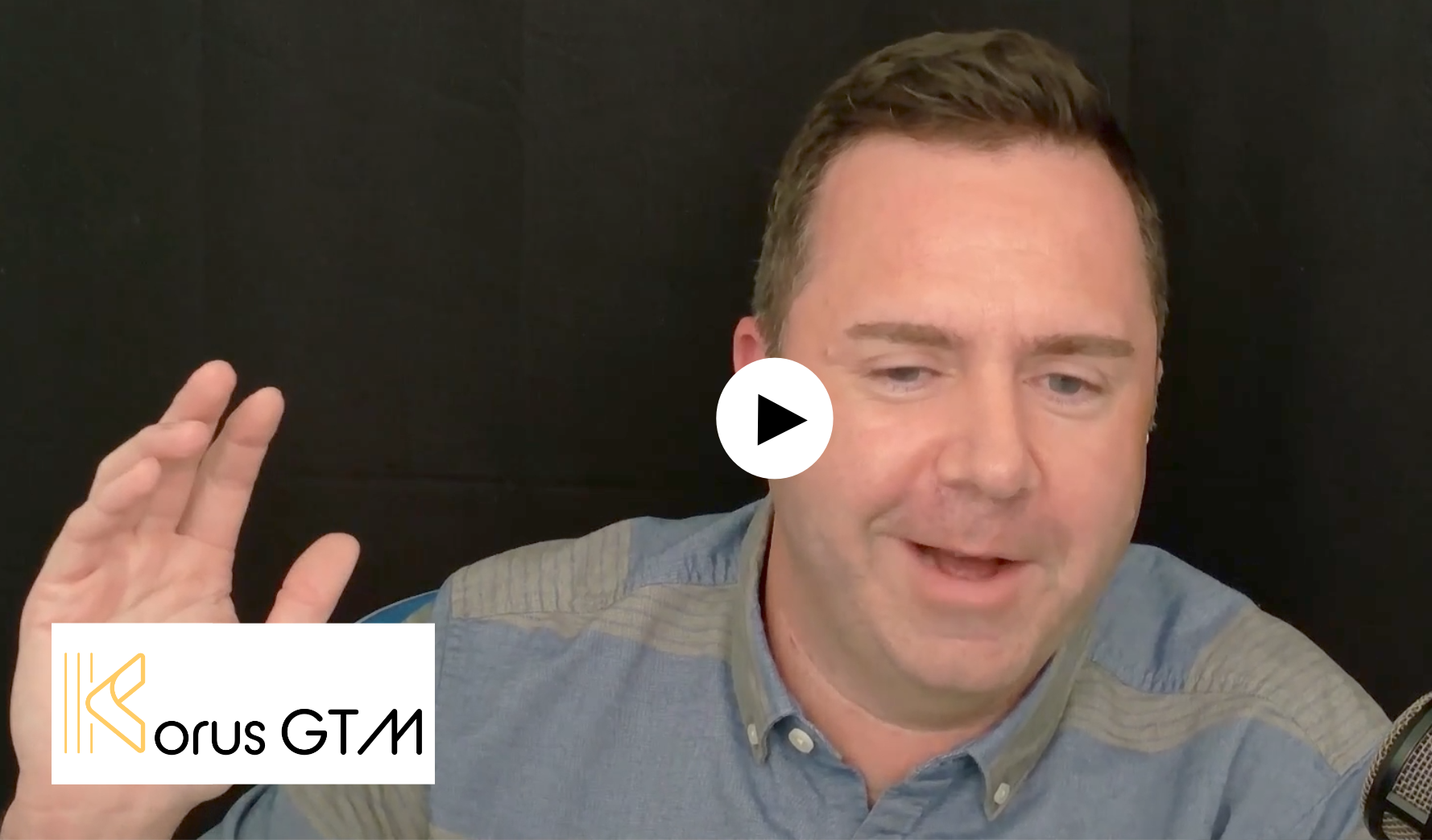 Robert Bradley, founder of Korus GTM, sharing his Niche in Control story