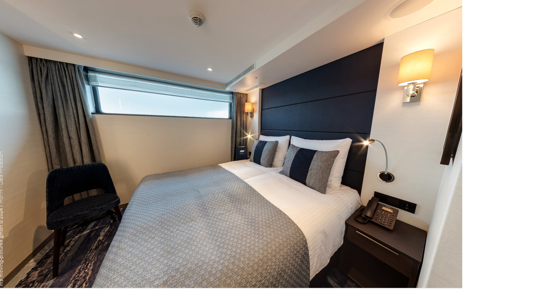French balcony stateroom on LGBTQ Danube River cruise