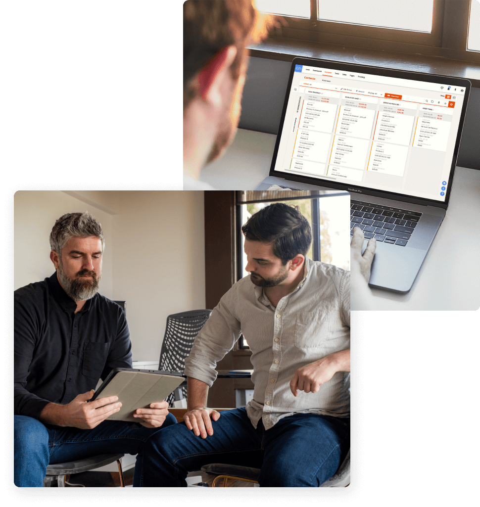 An image of young entrepreneurs working on laptop computers.