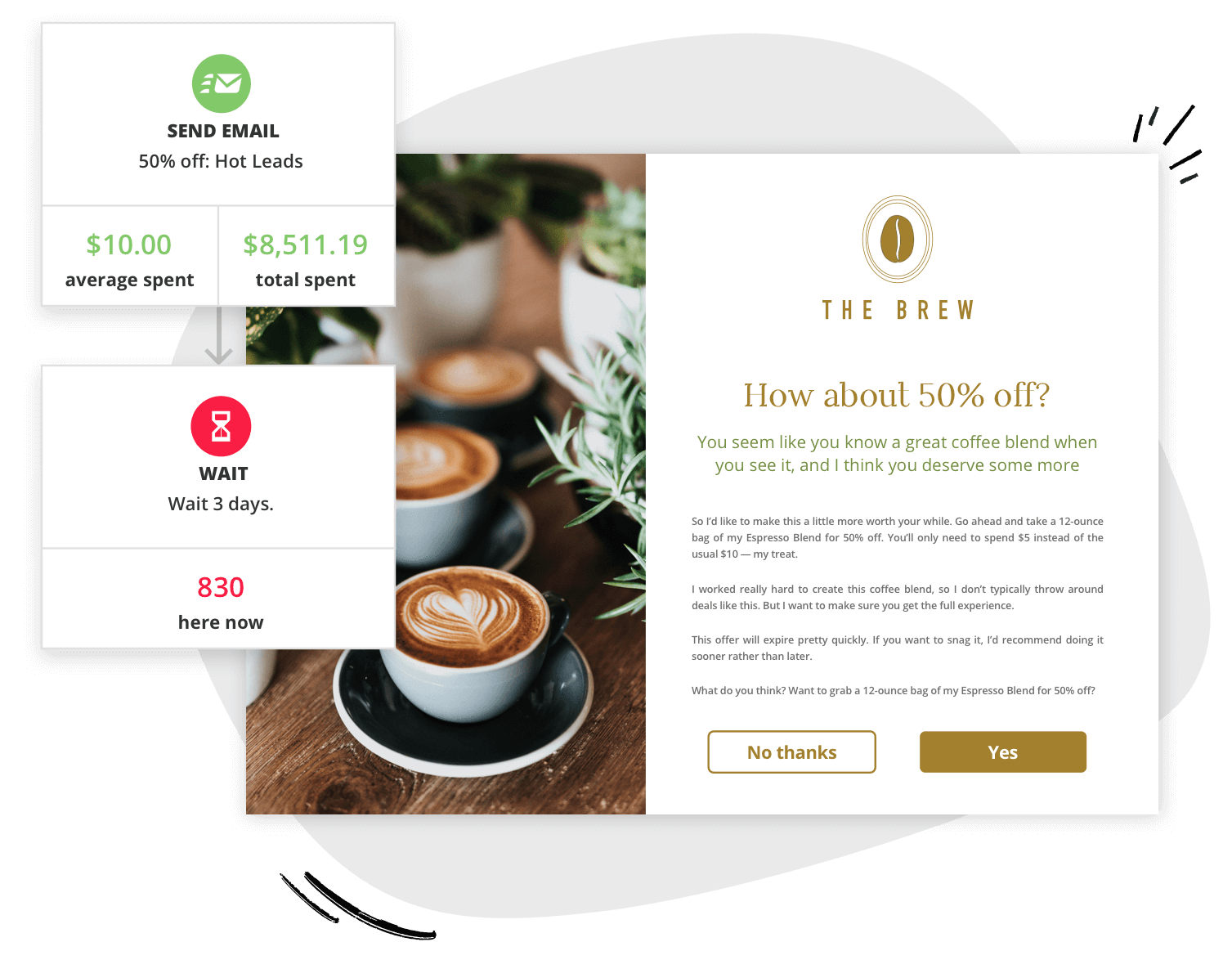 Picture of a woman sitting behind a computer with the computer showing contact records within a CRM database.