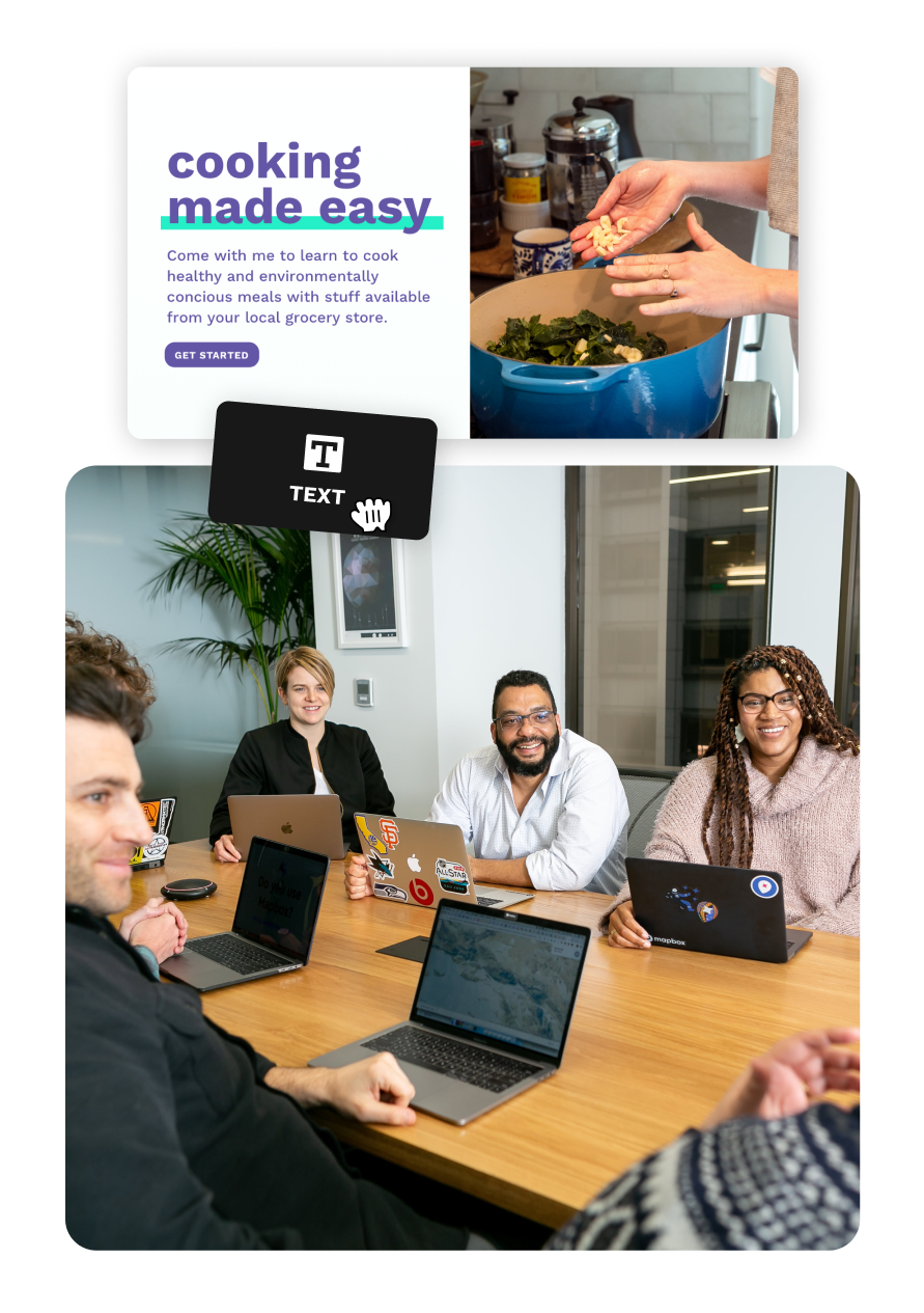 A team of people sitting around a table in a meeting
