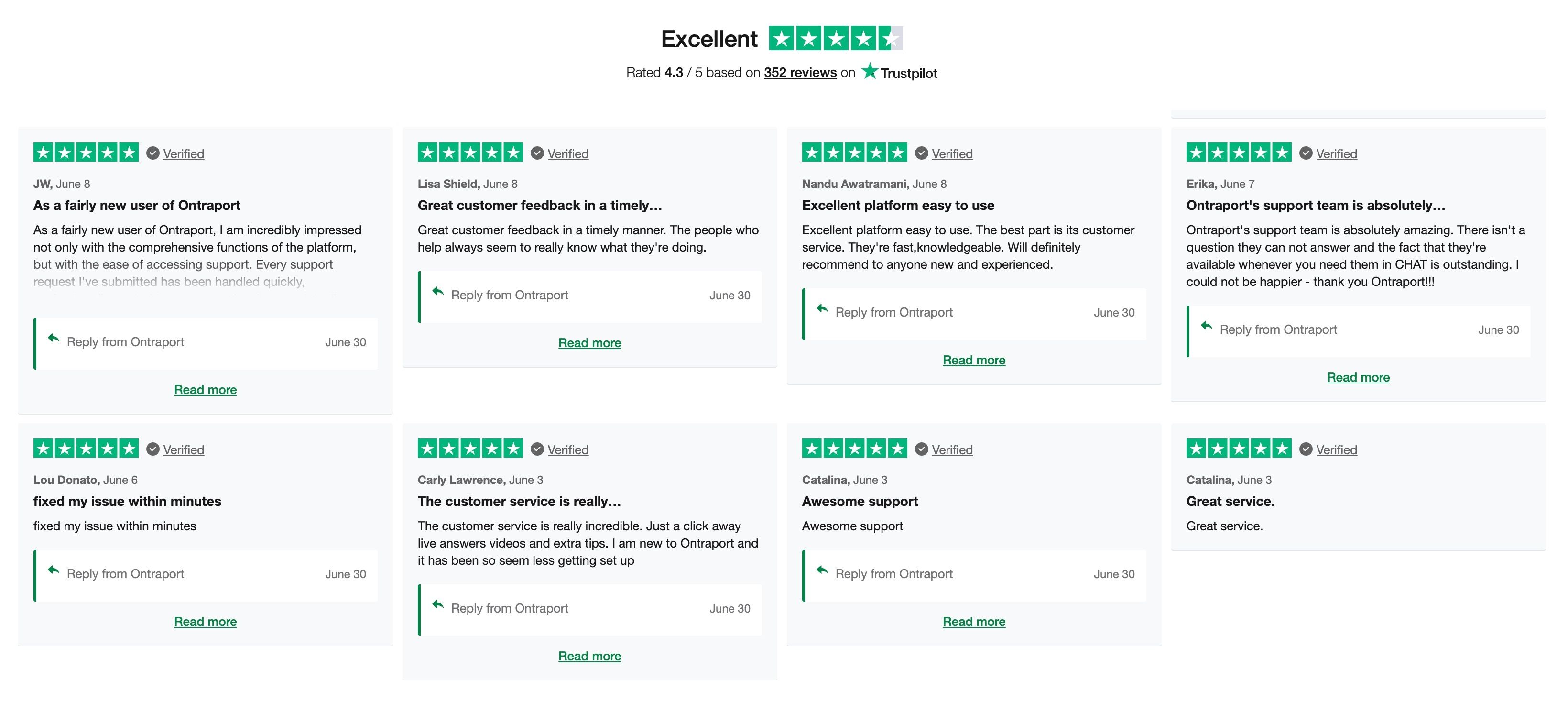 Ontraport customer reviews