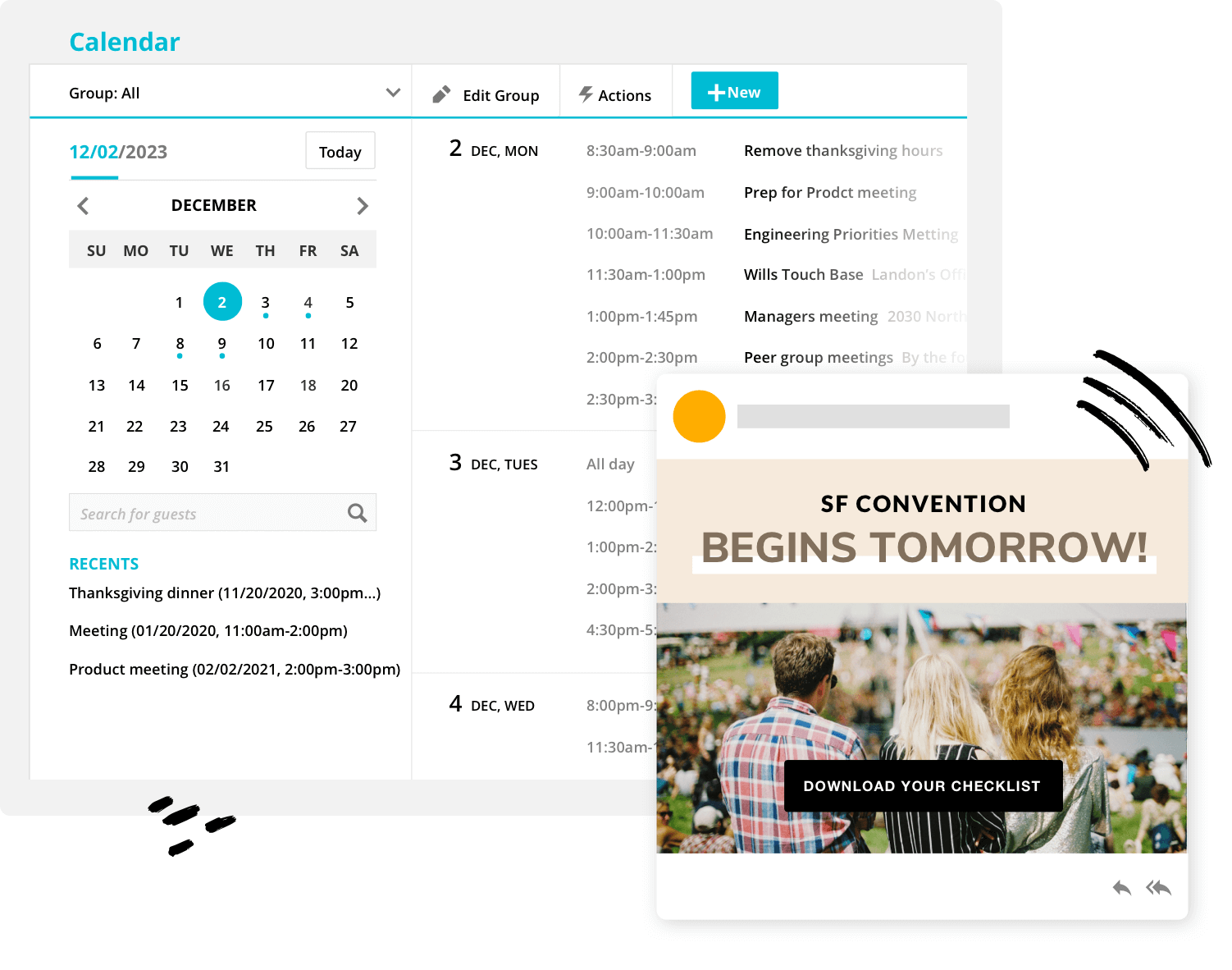 A screenshot of a contact record in the Ontraport app