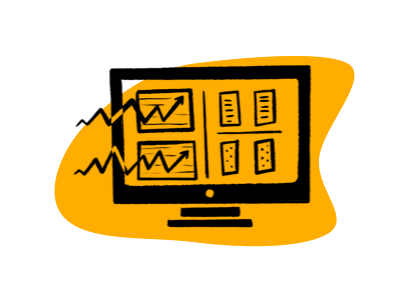 Icon of a computer monitor