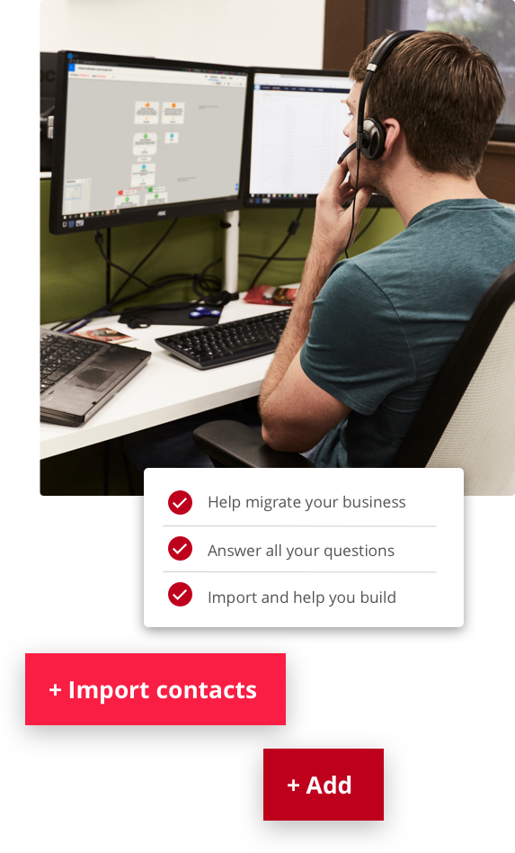 Picture of an Ontraport Support representative helping a user