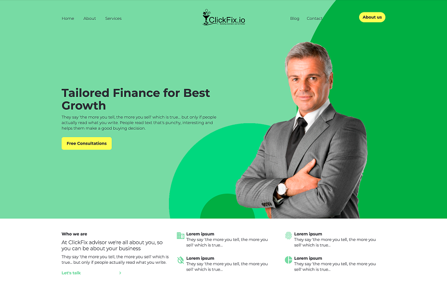 Site built on Ontraport