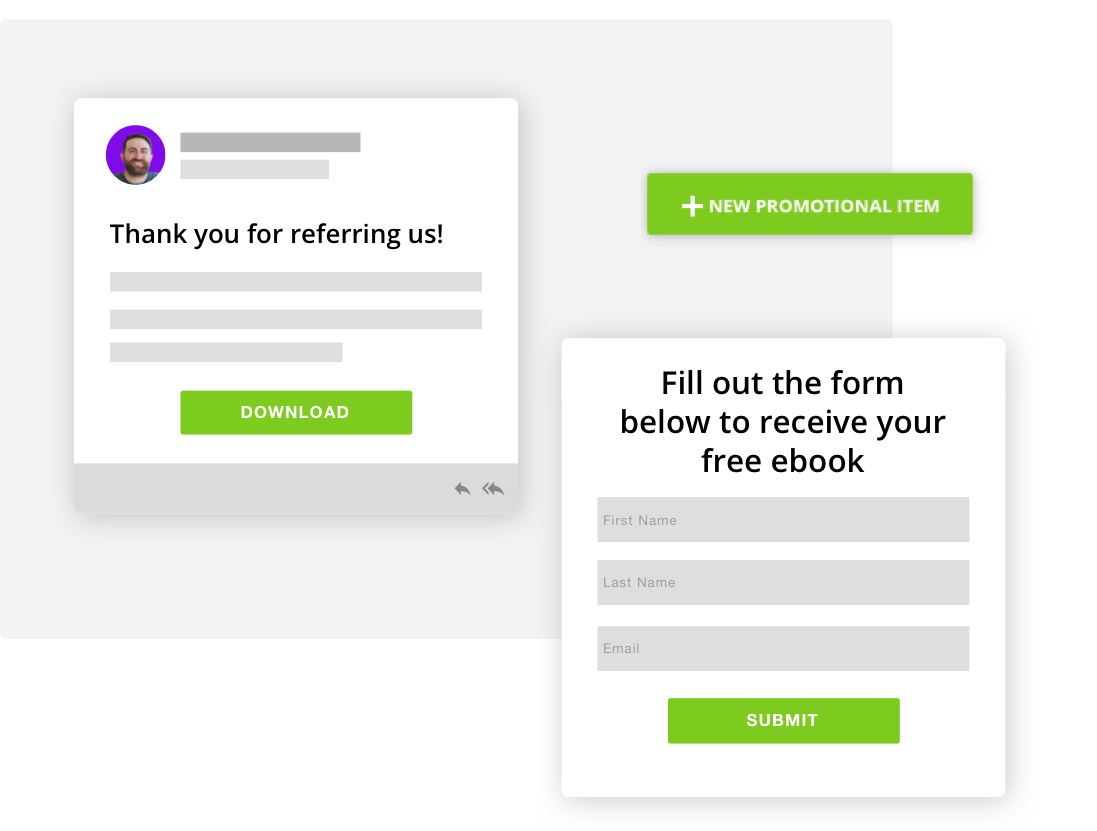 Screenshot of Forms created with the Ontraport App