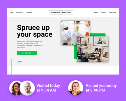 Example of a landing page built with the Ontraport app