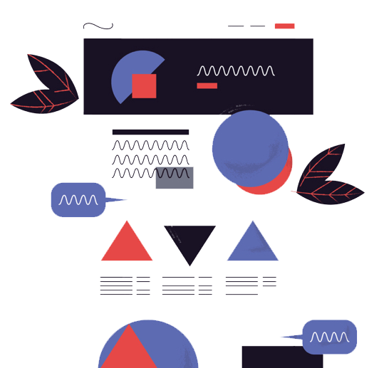Abstract representation of a landing page