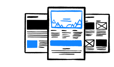 Icon of a multiple pages