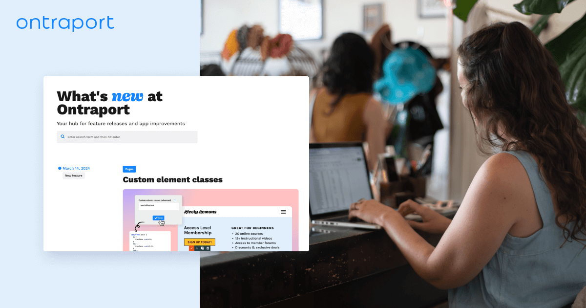 See a chronological directory built in Ontraport