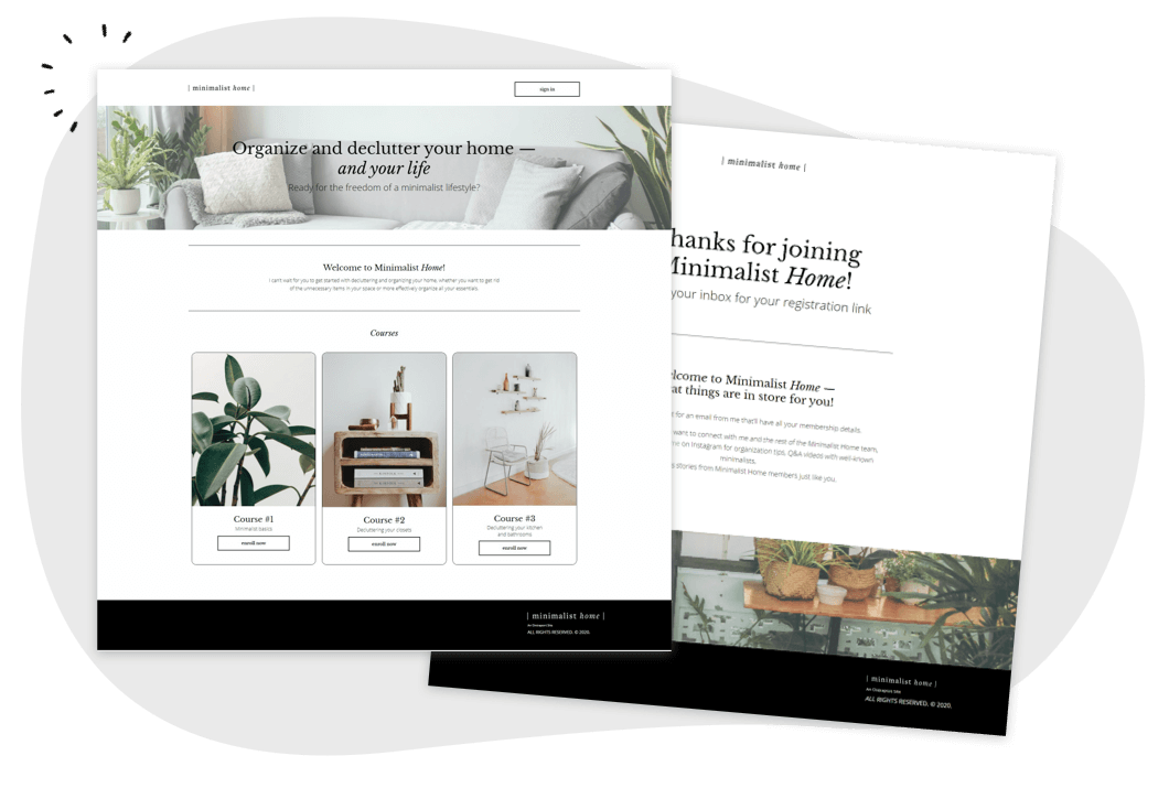 A screenshot of Campaign Automation templates available in the Ontraport app