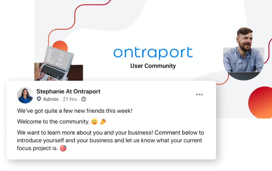 An image of a comment from the Ontraport User Community on Facebook
