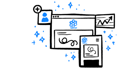 Icon of multiple screenshots of a landing page