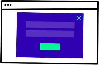 Icon of an Ontraport form filling an entire browser window
