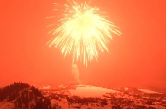 Jim Widmann's world record largest shell - fired at Steamboat Springs Winter Carnival 2020