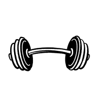 Icon image of a building, with a graph on the side of the roof