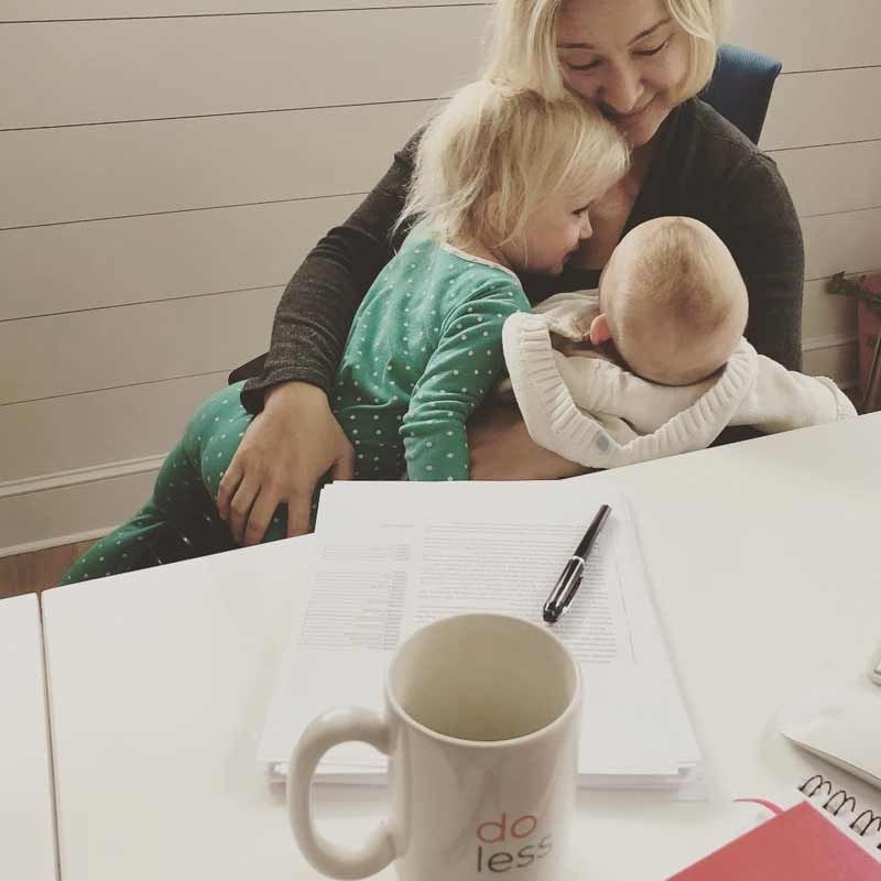 Image of Kate with her Kids